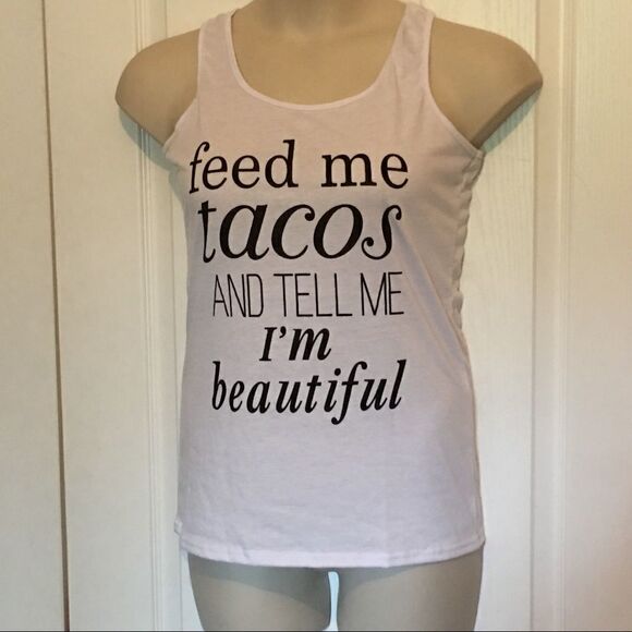 Feed me Tacos Graphic Tank - Picture 1 of 1